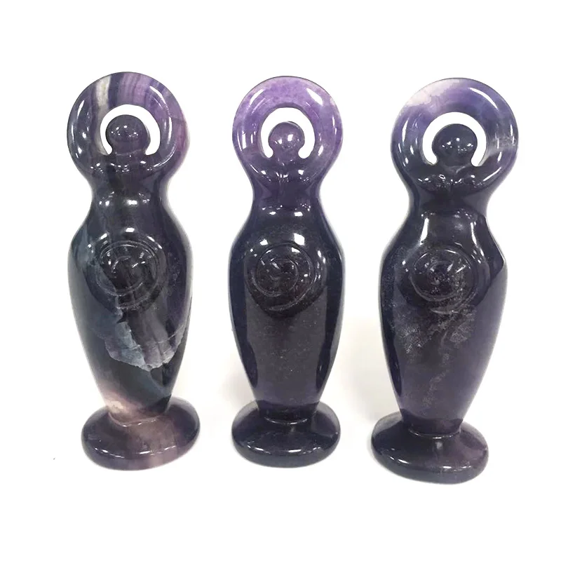 Оптовая продажа натуральный драгоценный камень искусственный кварц богиня