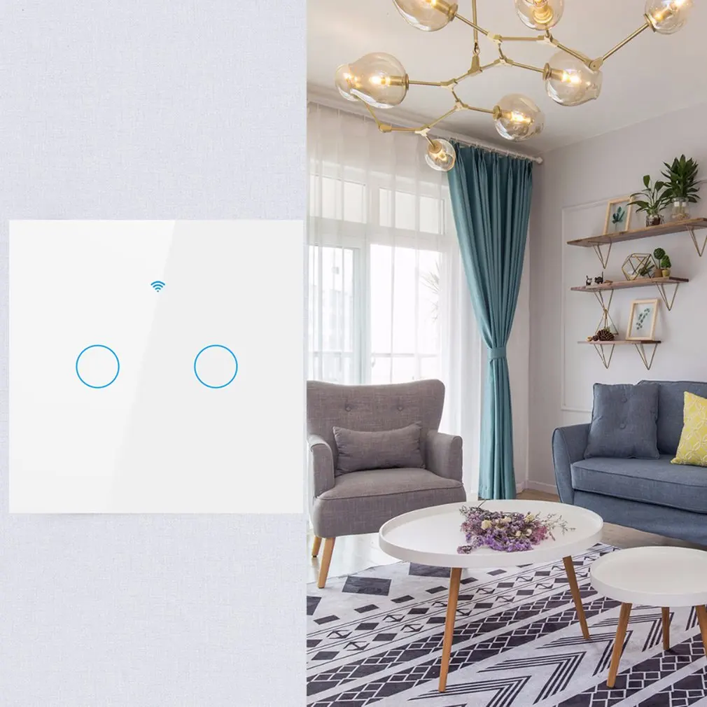 Настенный сенсорный выключатель для умного дома с поддержкой Wi-Fi | Обустройство