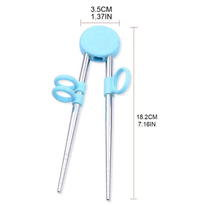 

E8BD Kids Children Training Chopsticks Learning Chop Sticks Helper Reusable Tableware