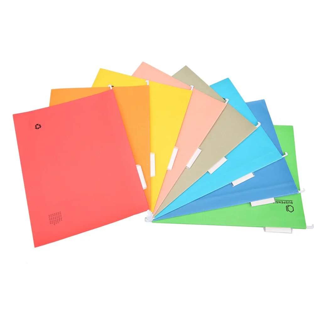 

8PCS A4 Sized Suspension Folder Hanging File Holder Frame Documents Holder Organizer Desktop Office Supplies