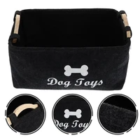 pet dog storage basket for organizing pet toys blankets leashes and food pet accessory bin organizer container