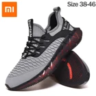 Кроссовки Xiaomi мужские для бега, повседневная сетчатая дышащая спортивная обувь, Нескользящие уличные удобные прогулочные кеды