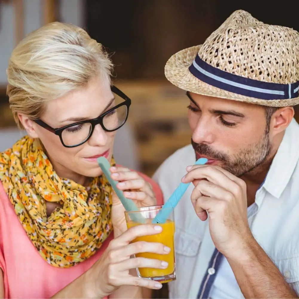 

L-образные Детские трубочки для напитков, силиконовые трубочки для напитков, портативный инструмент для напитков, соломинки для молока, чая,...