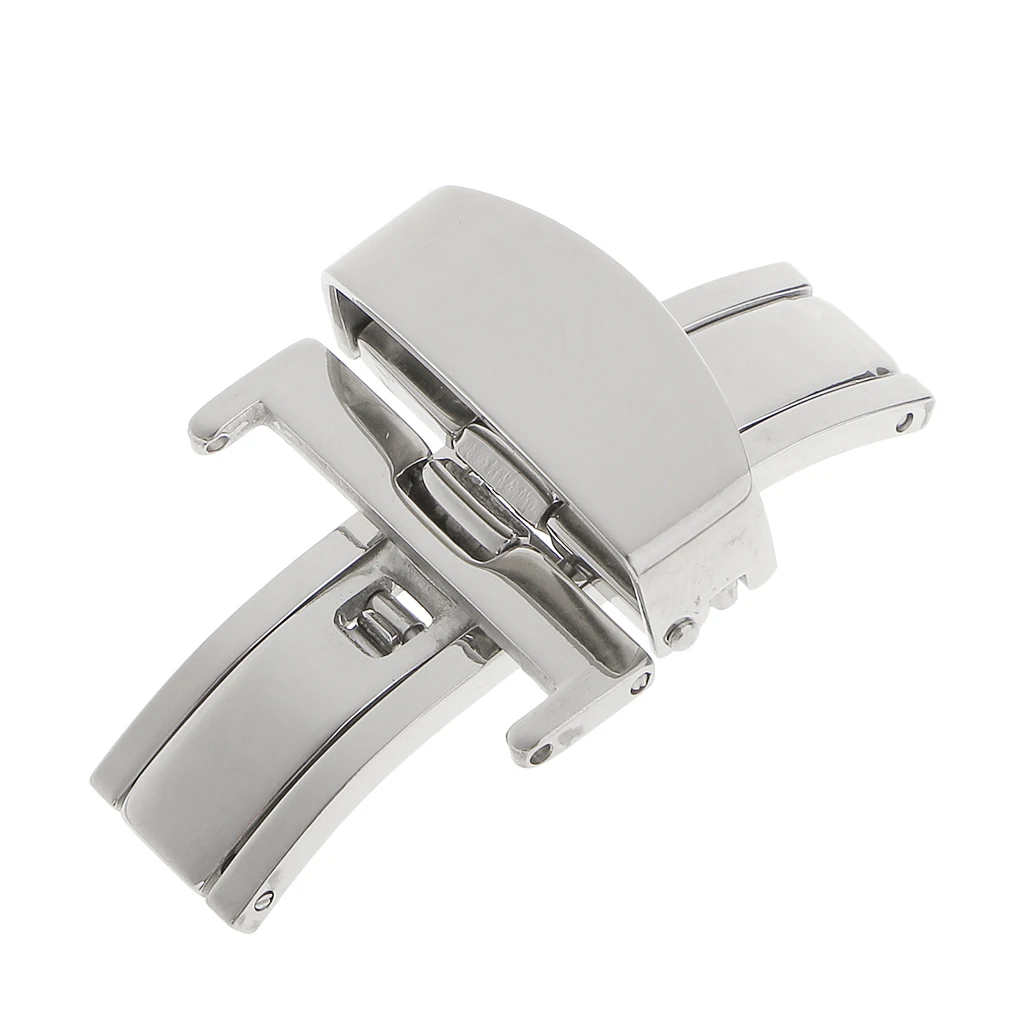 Застежка-бабочка из нержавеющей стали пряжка для часов застежка ремня 20 мм |
