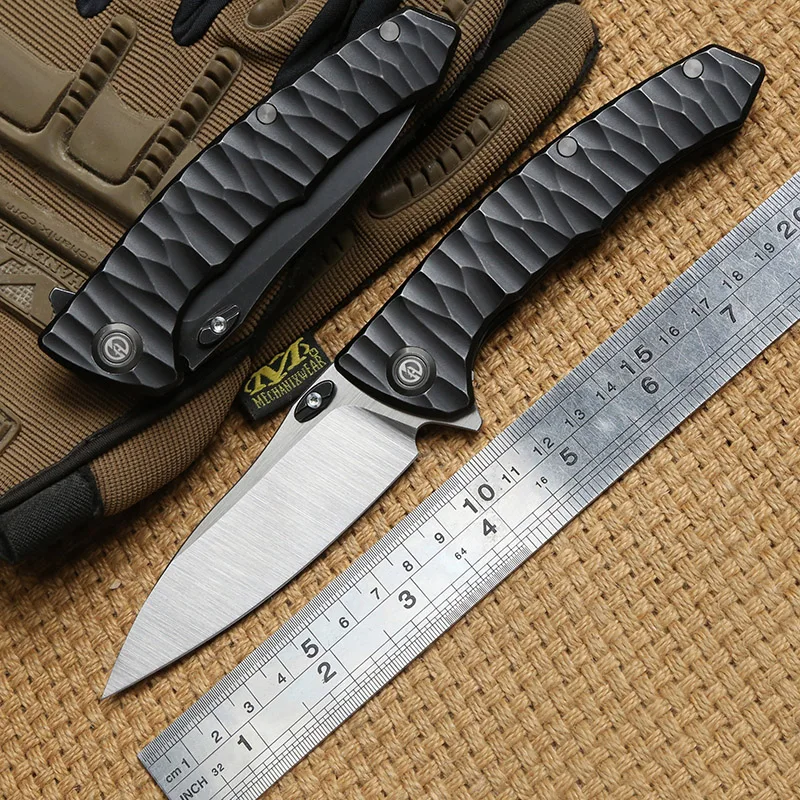 Складной нож MAXACE cormer MRBS клинок с подшипником и флиппером лезвие M390 титановая