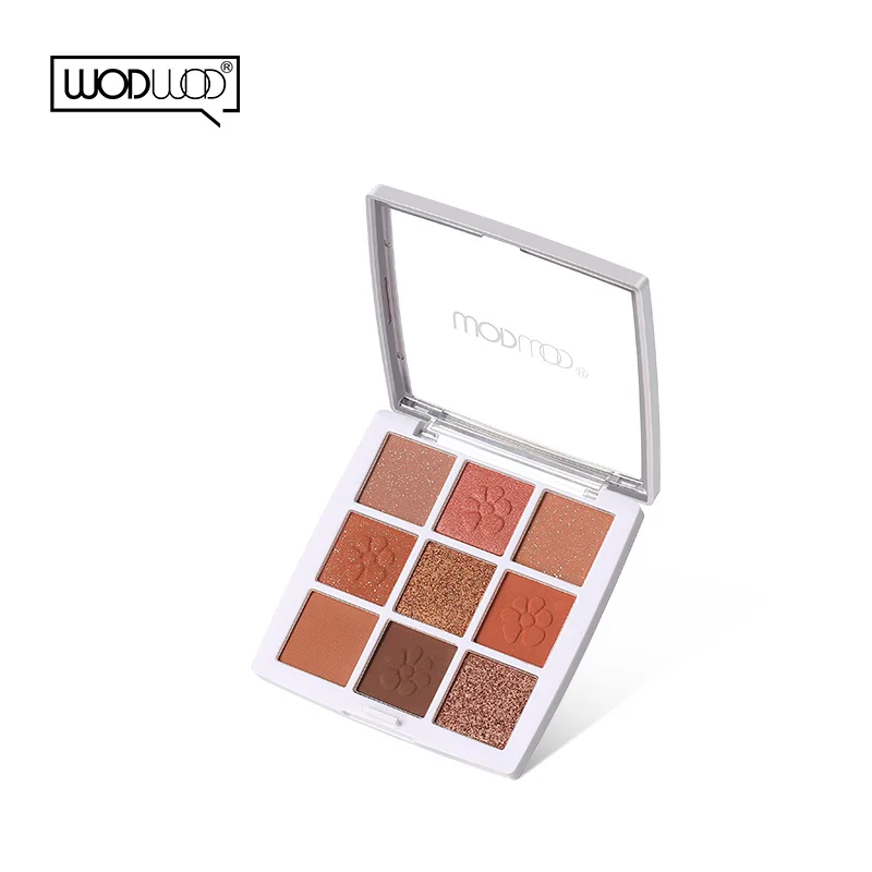 

Summer Daisy 9 Colors Eyeshadow Palette Matte Shimmer Shiny Eye Makeup Long Lasting Silky Touch Waterproof Pigment Eye Cosmetics