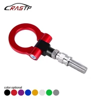 rastp aluminum towing hook ring kit universal tow hook eye towing colorful for most byd rs th008 10
