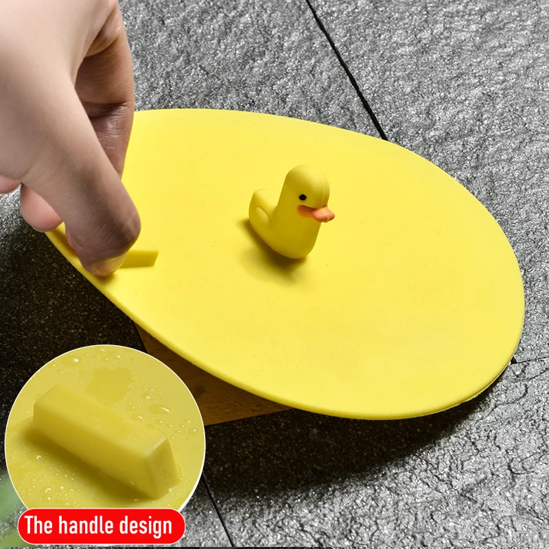 

1PC Sewer Smell Removal Sealing Silicone Cover Anti-smell Drain Sealing Cover Round Floor Sink Drain Covers for Kitchen Bathroom