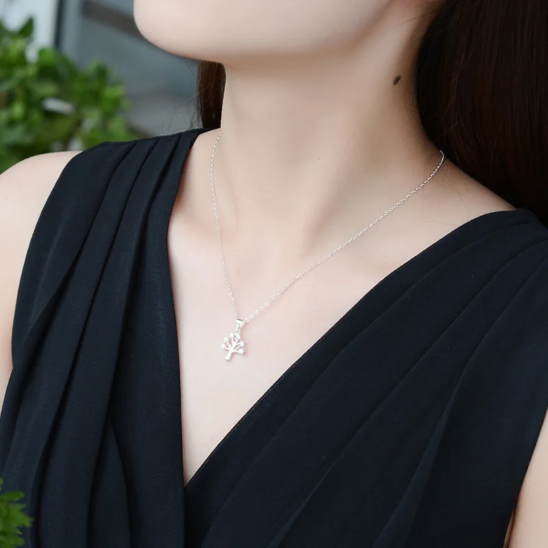 Ожерелье полая елка с кристаллами ААА для женщин ювелирные изделия из