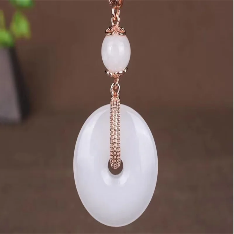 

Горячая Распродажа/ручная резная нефритовая подвеска, инкрустированная серебром S925, ожерелье, кулон, модные аксессуары для мужчин и женщин,...