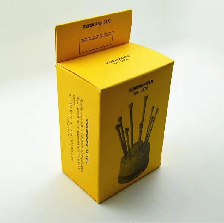 

Professional watch repair tool set screwdriver rotating base pure steel screwdriver 5978 various sizes