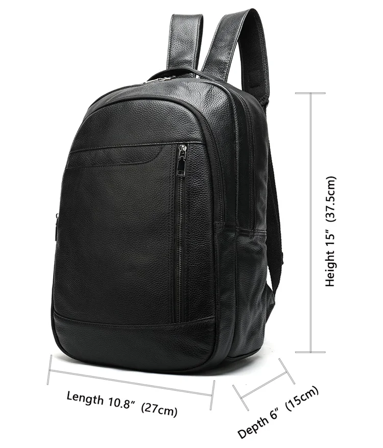 Рюкзак WESTAL мужской из натуральной кожи повседневная школьная сумка дорожный