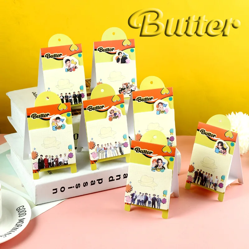 

Wholesale Kpop Bangtan Boys Butter Permission To Dance Printed Sticky Note N Times Sticky Notes Book Mark Stationery Gifts