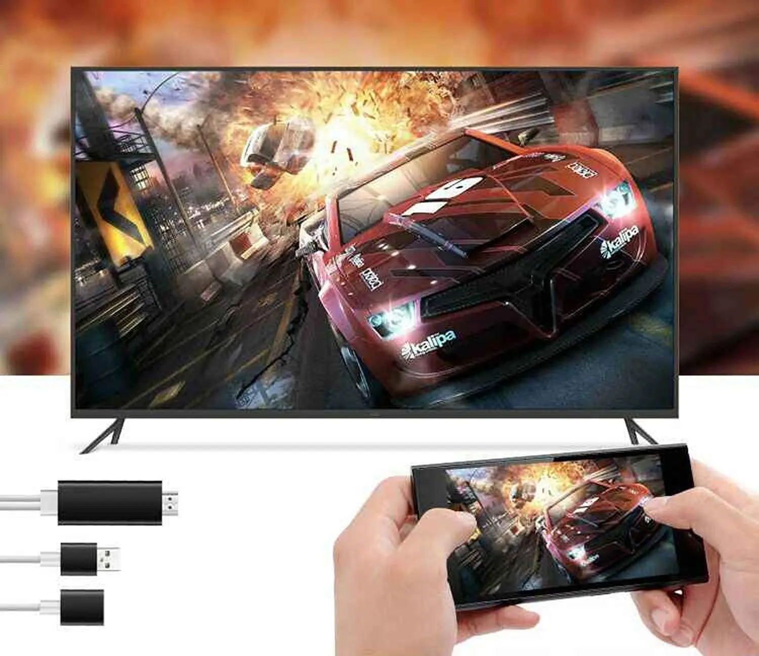 USB-кабель Мама-HDMI 1080 совместимый с мужским/женским кабелем 3 в 1 | Электроника