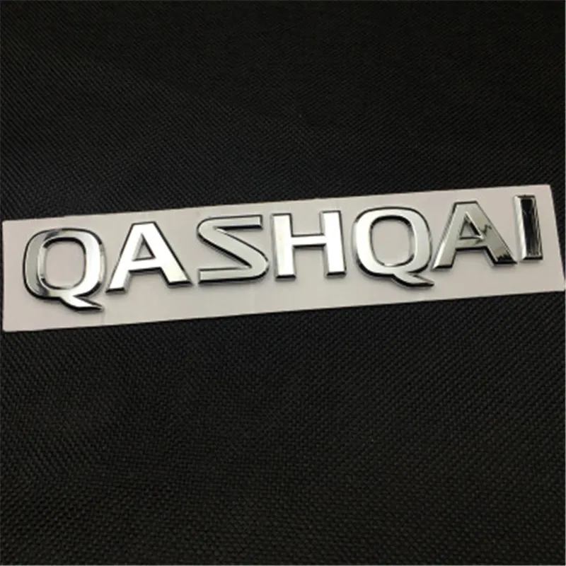 Автомобильный Стайлинг для Nissan Qashqai j10 j112007 2019 хром эмблемы буквы задние Стикеры