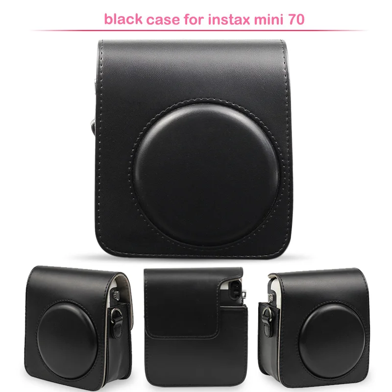 Geniune Fujifilm Instax Mini мгновенная цветная пленка с защитной из искусственной кожи чехол для камеры Сумка для Fuji Instax Mini 70 камера