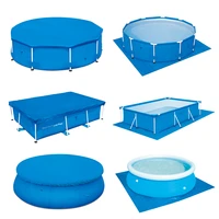 swimming pool cover cloth stand pool cover cushion round swimming pool dust cover and rain cover cloth