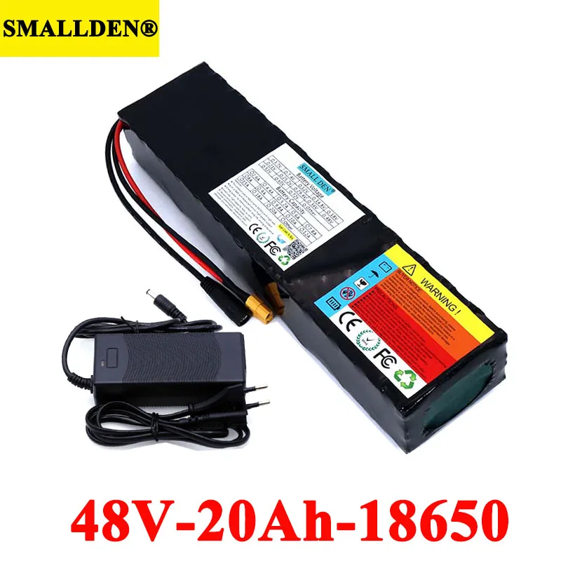SMALLDEN 48V 20Ah Аккумулятор для е-байка 18650 13S 20000 мА/ч литий-ионный аккумулятор
