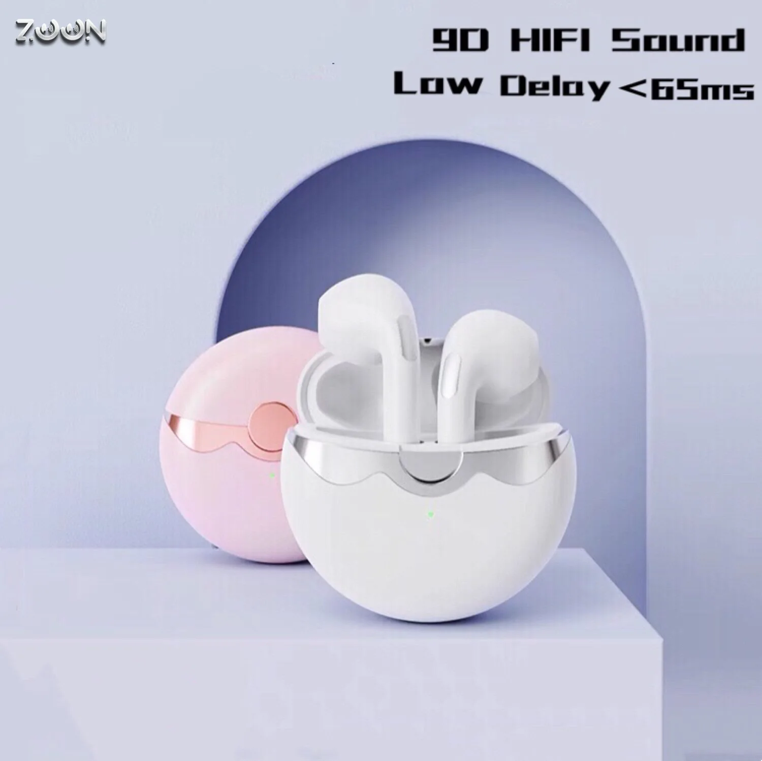 Улучшенные беспроводные Bluetooth-наушники Pro6 TWS игровые спортивные наушники