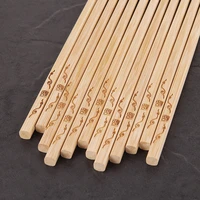 5 pairs natural bamboo wood chopsticks fish healthy chinese reusable kitchen sushi food stick tableware sushi chopstick