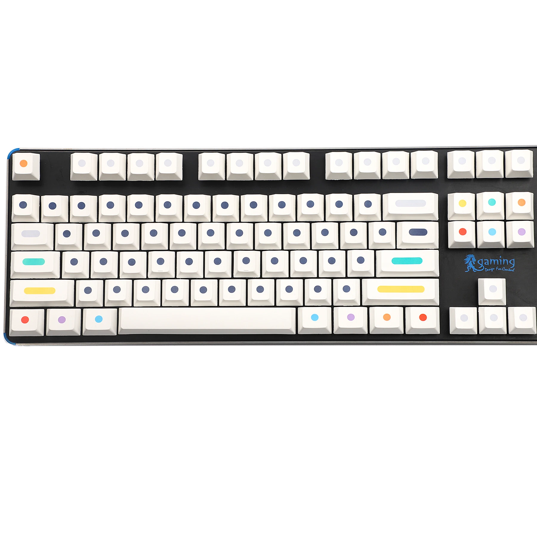 

Колпачки для клавиш Cherry MX 61 87 96 GK64, 108 клавиши, белые точки