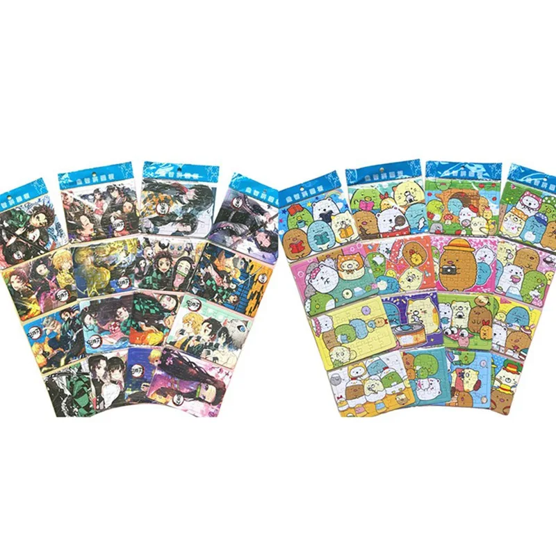 

30 Pieces Anime Demon Slayer Jigsaw Toy Cute Kamado Tanjirou Figure Cosplay Puzzle Children Kids Educational Toy Stationery Gift