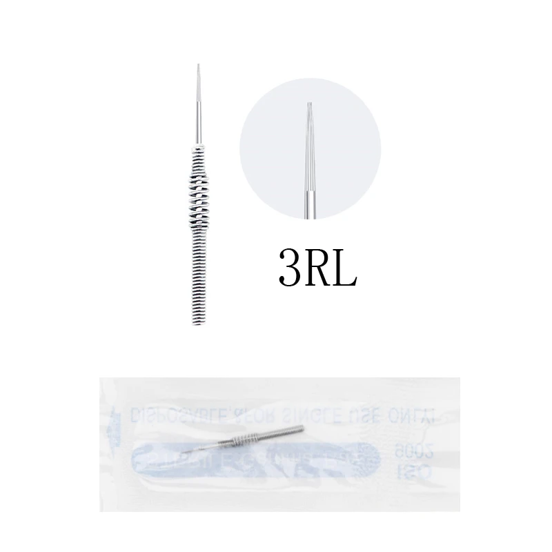 50PCS Microblading Shading Needle 3/5/7/9/12/17/19/30/40Round For Eyebrow Tattoo Manual Semi Permanent Makeup Fog Blades | Красота и
