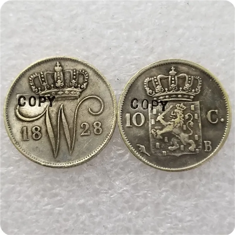 1818-1828 NETHERLANDS 10 cent COINS COPY |