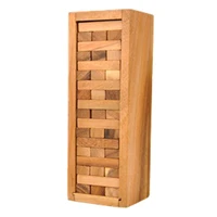 children toys wooden stacked layers building block gift tower block stack game toys for adult party bar entertainment kits
