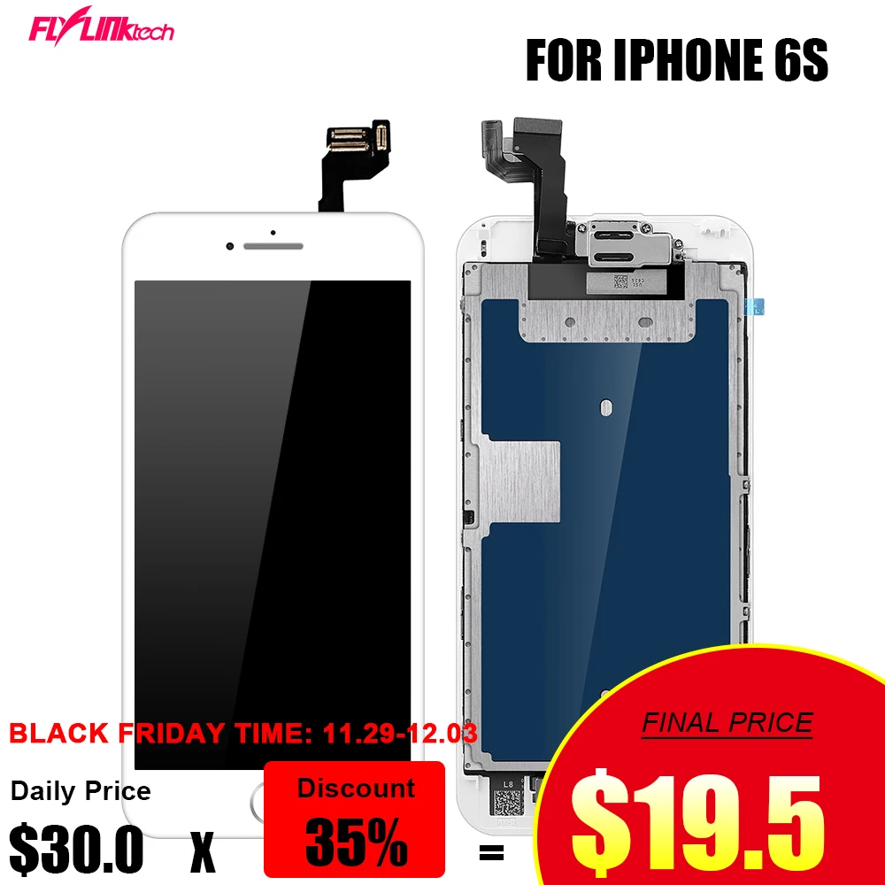 Совместимость для iPhone 6S замена экрана полная сборка ЖК дисплей дигитайзер с