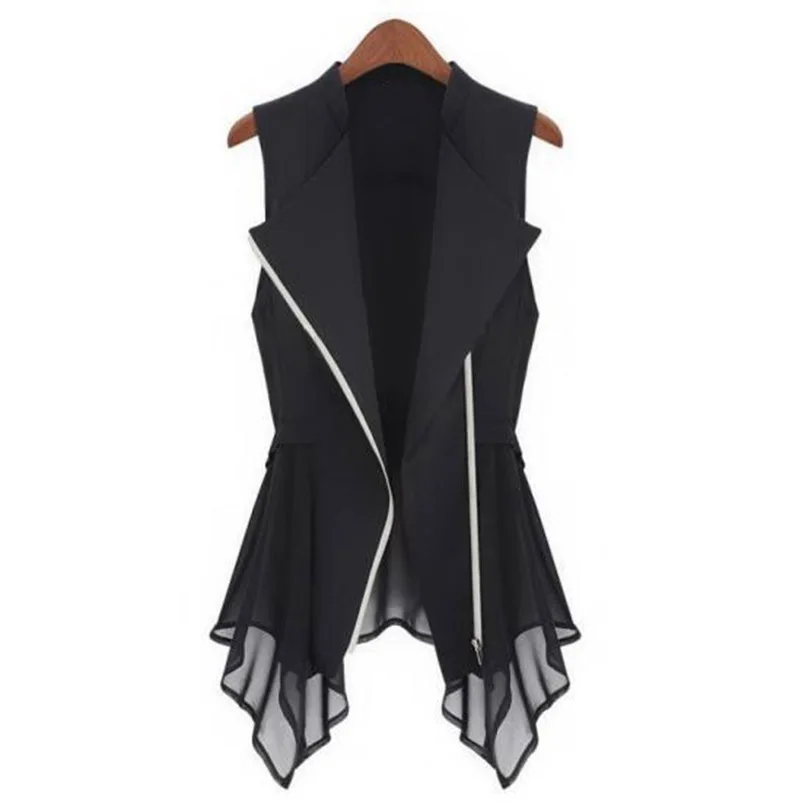 Длинный жилет MWSFH большого размера женская верхняя одежда новинка женский пальто