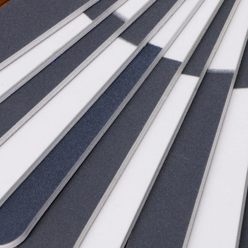 Пилка для ногтей 1 шт. блестящая 3 стороны Полировочная полировальный Маникюрный