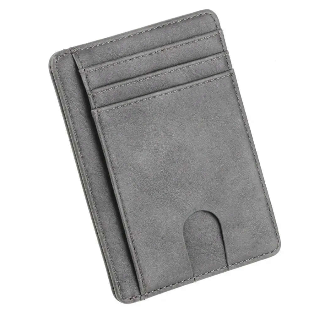 Мужской модный Повседневный тонкий кожаный кошелек мужской держатель для