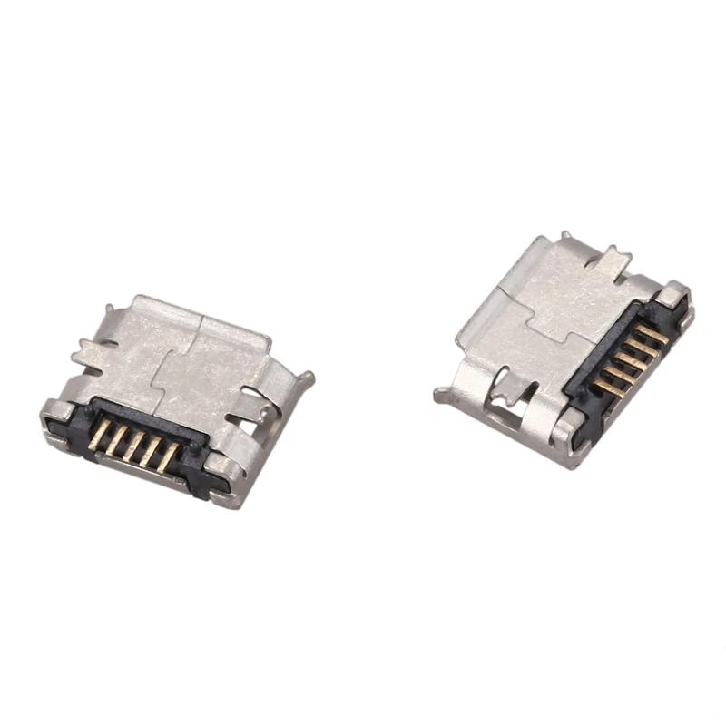 10 Pieces Micro USB Type B Female 180 Grade 5 Pin Surface Mount SMD Welding Jack | Обустройство дома