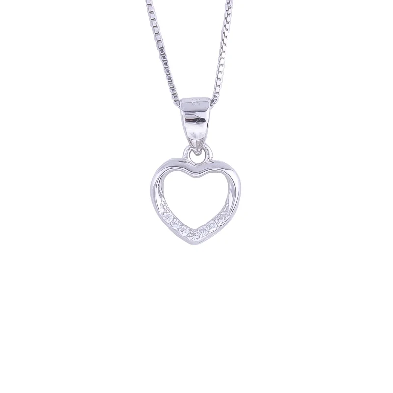 Женское колье из серебра 925 пробы с фианитами|Ожерелья| |