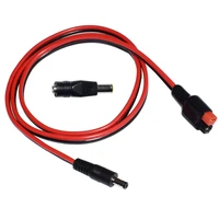 dc 5 5mm x 2 1mm power male plug cable with dc 8mm adapter compatible with andersons 3 28ftpowerpole for portable generator