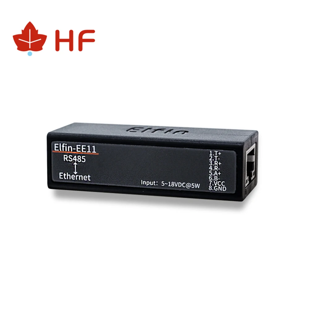 HF Elfin EE11 последовательный мини сервер RS485 для Ethernet Modbus TCP HTTP RJ45 конвертер со
