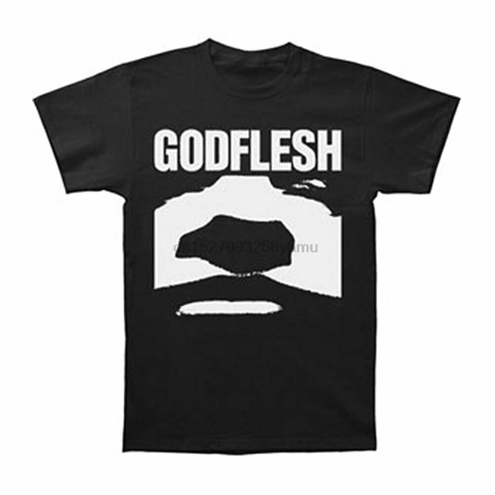 Godflesh Мужская футболка черная рокабилия |