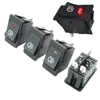 12v 35a car fog light switch with transparent rocker switch kcd4 2 position 4 pin rocker switch