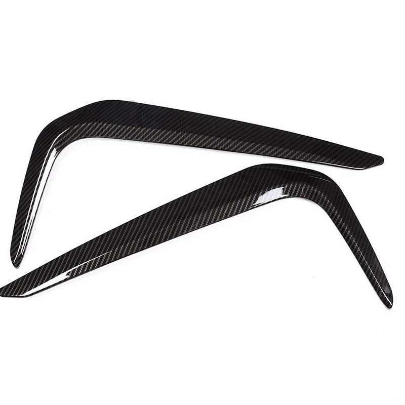 Хромированная передняя противотуманная фара из углеродного волокна накладка