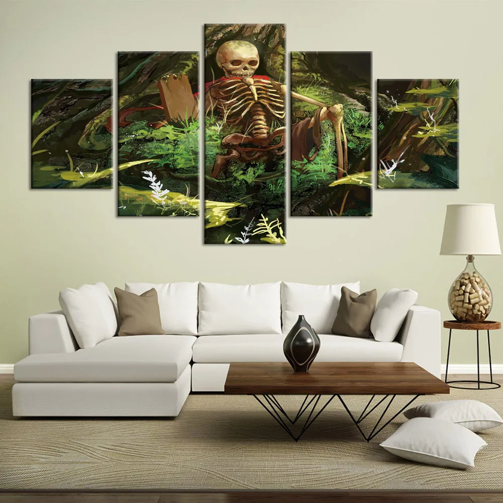 Картина на холсте настенная художественная структура 5 шт. абстрактные картины с