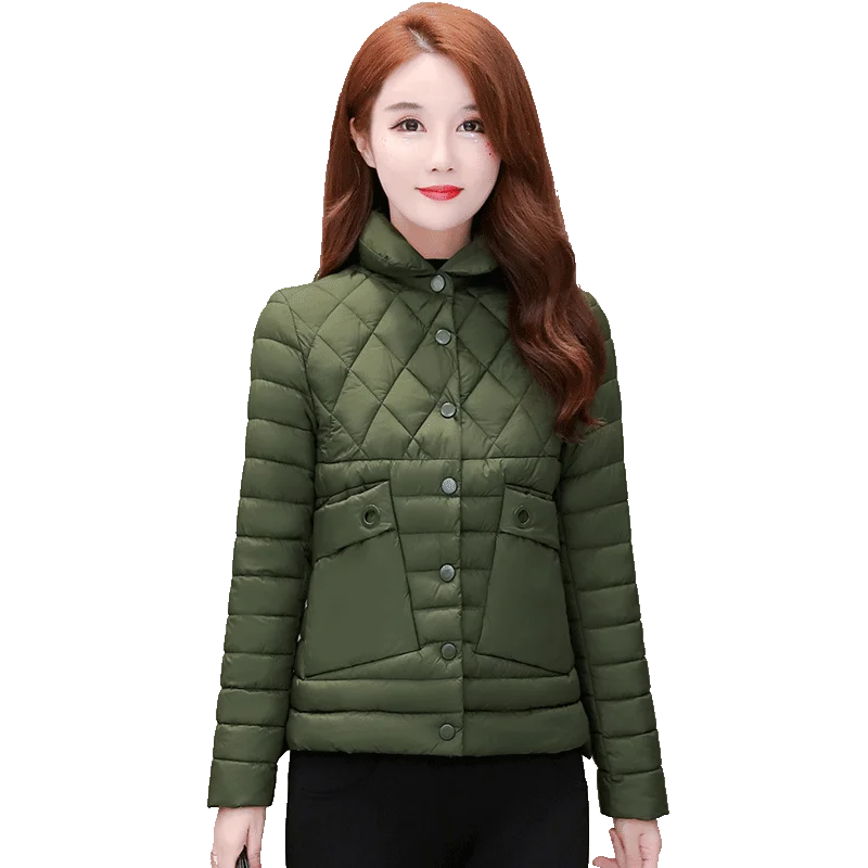 

Cotton padded jacket women's short style 2020 winter new small Korean version slim fashion fashionable cotton padded jacket