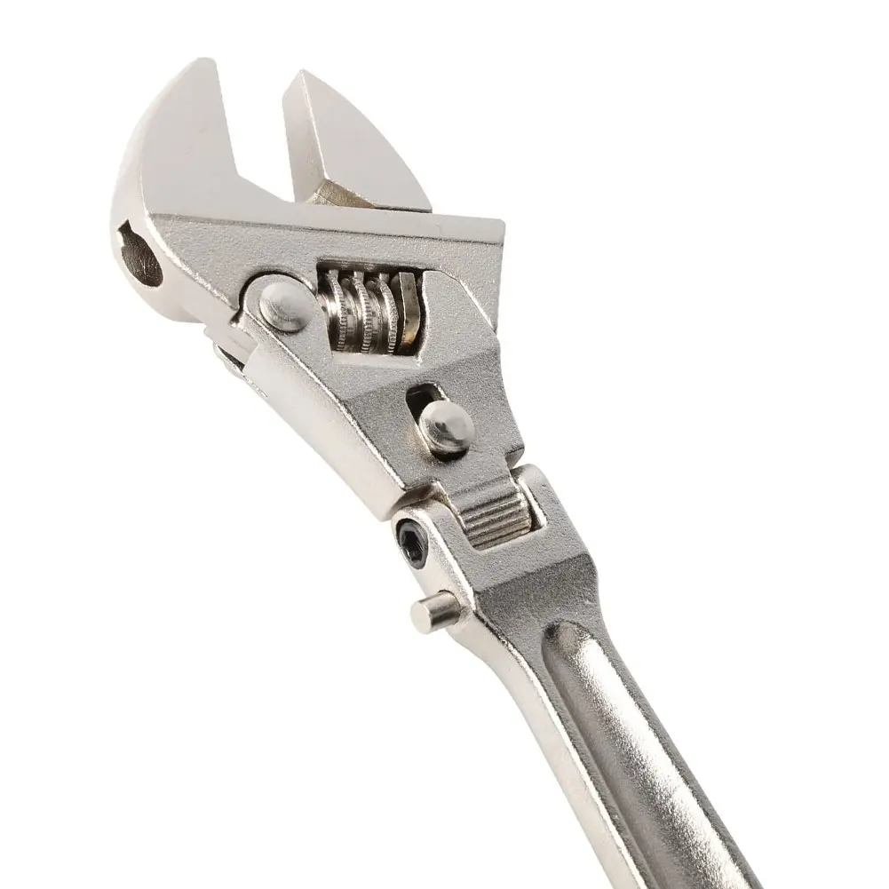 Регулируемый вращающийся гаечный ключ 8 дюймов гибкий Трещоточный стальной