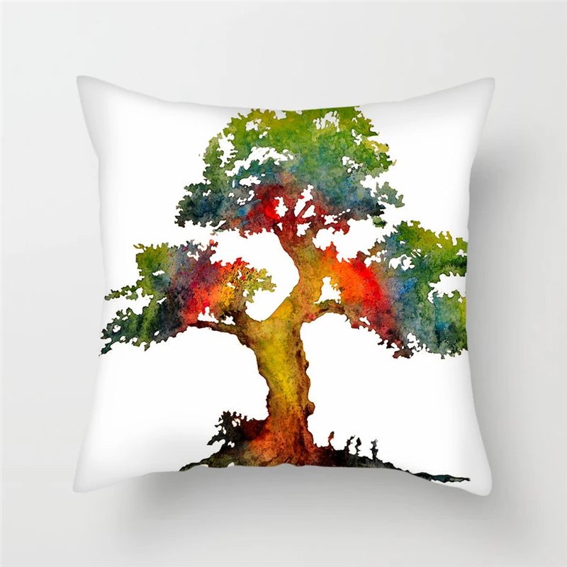 Чехол для подушки fubatacchi Fantasy Tree чехол в абстрактном стиле с рисунком автомобиля