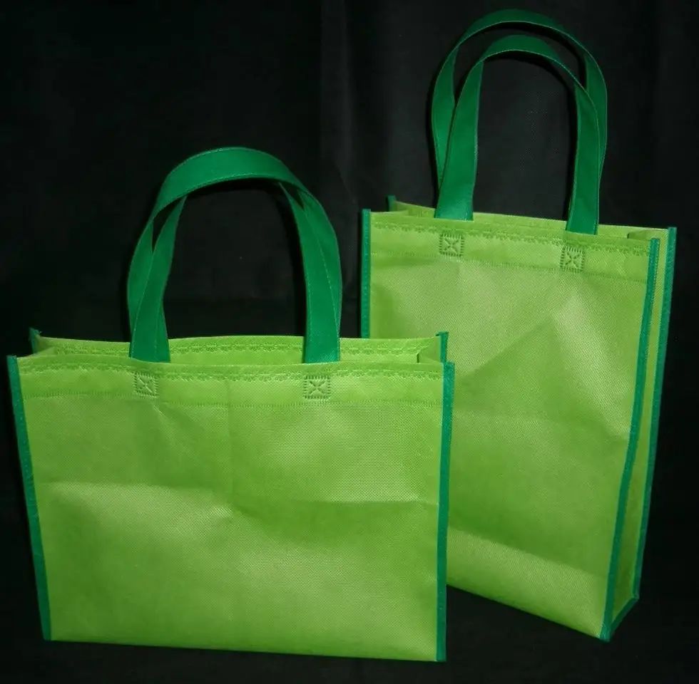 Green Non-Woven Fabric with Logo Printed Foldable Bag Eco Tote Bolsas De Mano Hologram Bag Personalized Tote Bags Custom Printed