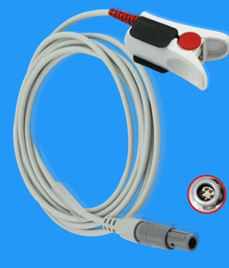 Mindray(China)SpO2 sensor / pm 7000/8000/9000 dual slot 6-pin finger SpO2 sensor(new compatible) | Электроника