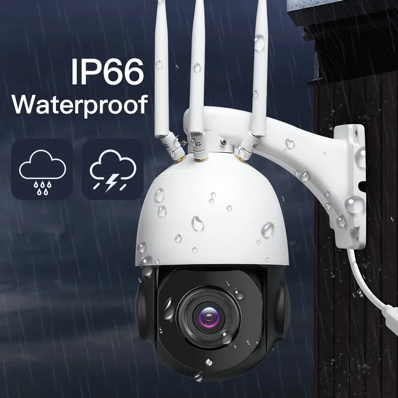 

Беспроводная IP-камера видеонаблюдения с оптическим зумом, 5 МП, поддержка Wi-Fi, 4G, SIM-карта, LTE, 360 градусов