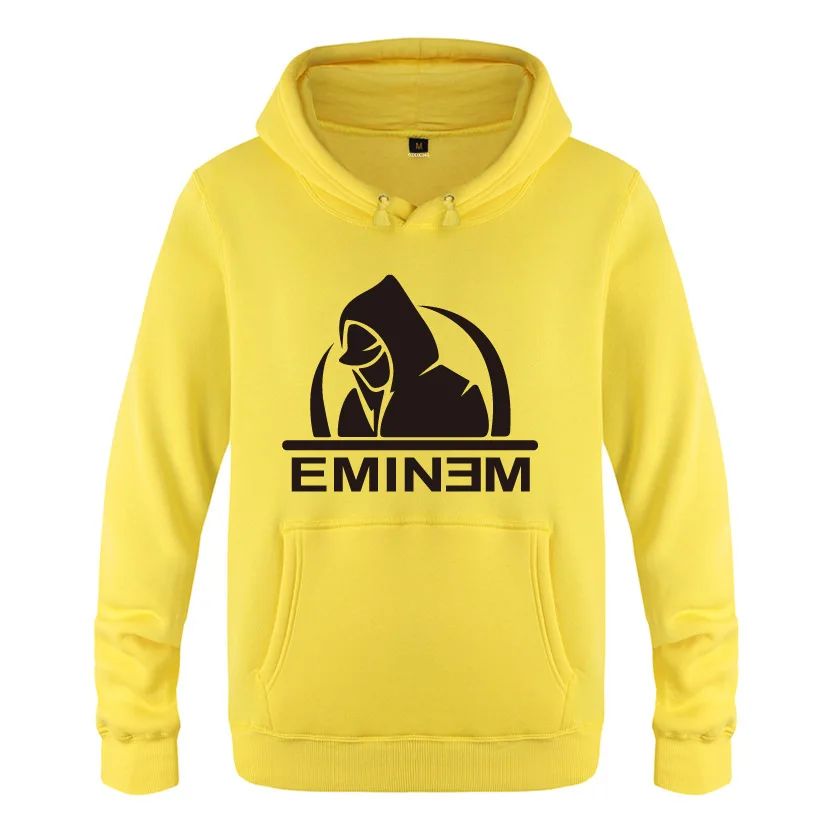 

Eminem Rock Hoodies Men Fleece Long Sleeve Man's Hooded Sweatshirt Winter Hip Hop Fitness Pullover Overcoat Moleton Masculino