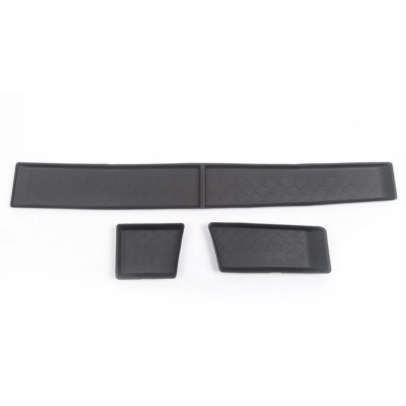 

Для Land Rover Defender 110 2020 2021 ТПЭ Автомобильная консоль приборной панели коробка для хранения блокнот-органайзер Tray Противоскользящий коврик акс...