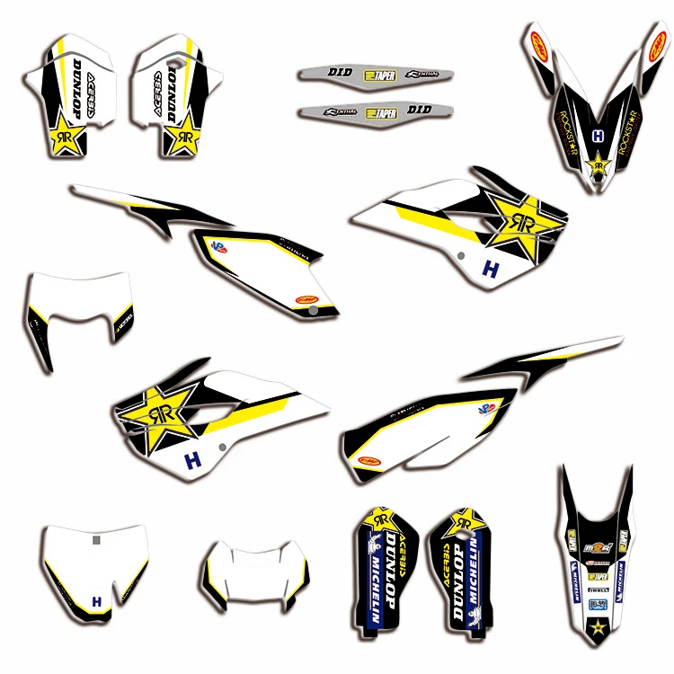 

For Husqvarna TE FE 2014-2016 TC FC 2014-2015 125 250 350 450 Motocross Decal And Sticker